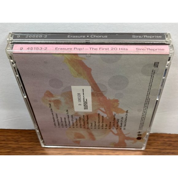 Erasure CD Lot of 2 Chorus / Pop! The First 20 Hits New Wave - Picture 6 of 6